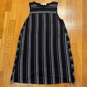 LOFT striped knit swing dress
